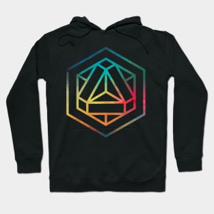 Sacred geometry 01 rainbow Hoodie